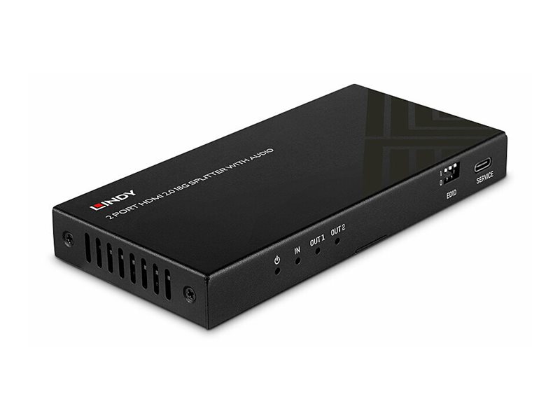 Lindy 2 Port HDMI 8K60 Splitter mit Audio - Audio/Multimedia, Ansicht 4