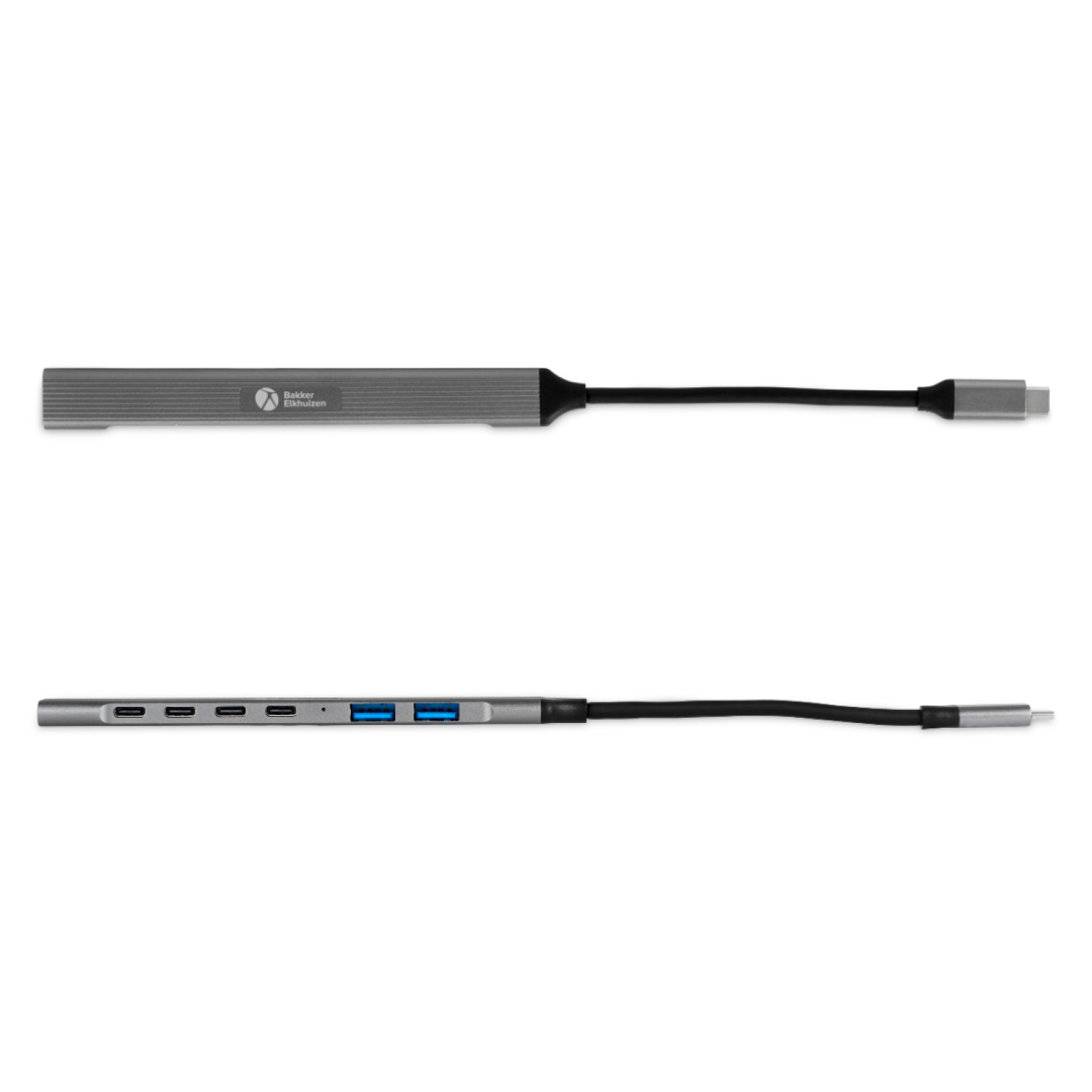 Bakker Elkhuizen - Hub - 7-in-1 - 4 x USB-C + 2 x USB-A 2.0 + 1 x USB-A 3.0, Ansicht 4