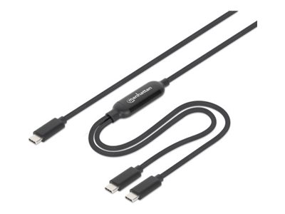 Manhattan Stromkabel - 24 pin USB-C (M) zu 24 pin USB-C (M)
