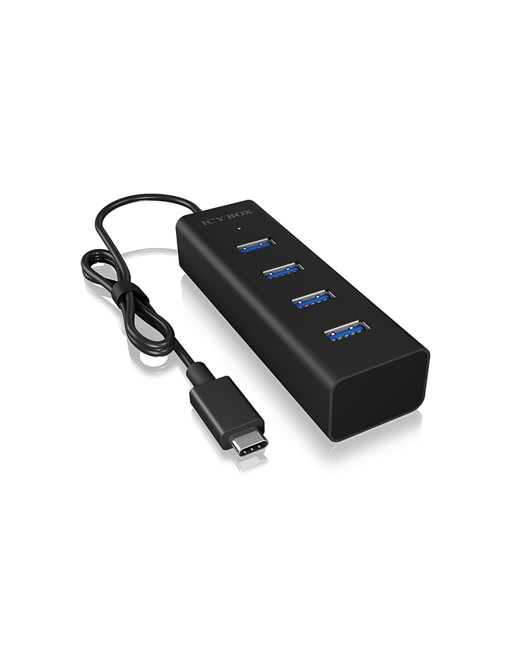 ICY BOX ICY BOX IB-Hub1409-C3 - Hub - 4 x SuperSpeed USB 3.0, Ansicht 2