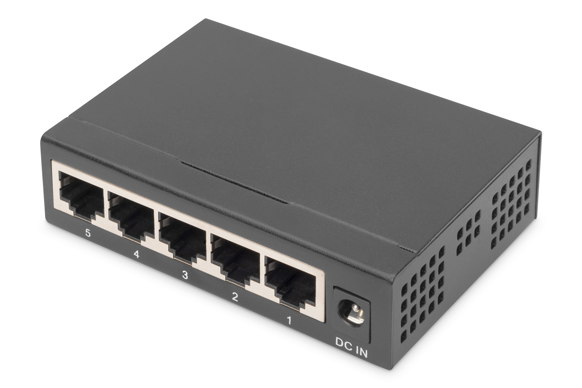 DIGITUS 5-Port Gigabit Switch, Unmanaged, Ansicht 4
