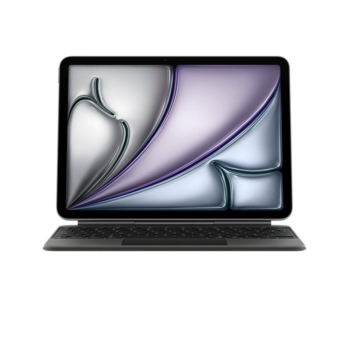 Apple Magic Keyboard - Tastatur und Foliohülle - mit Trackpad - Apple Smart connector - Schwarz - TL: UK, QWERTY, Ansicht 2