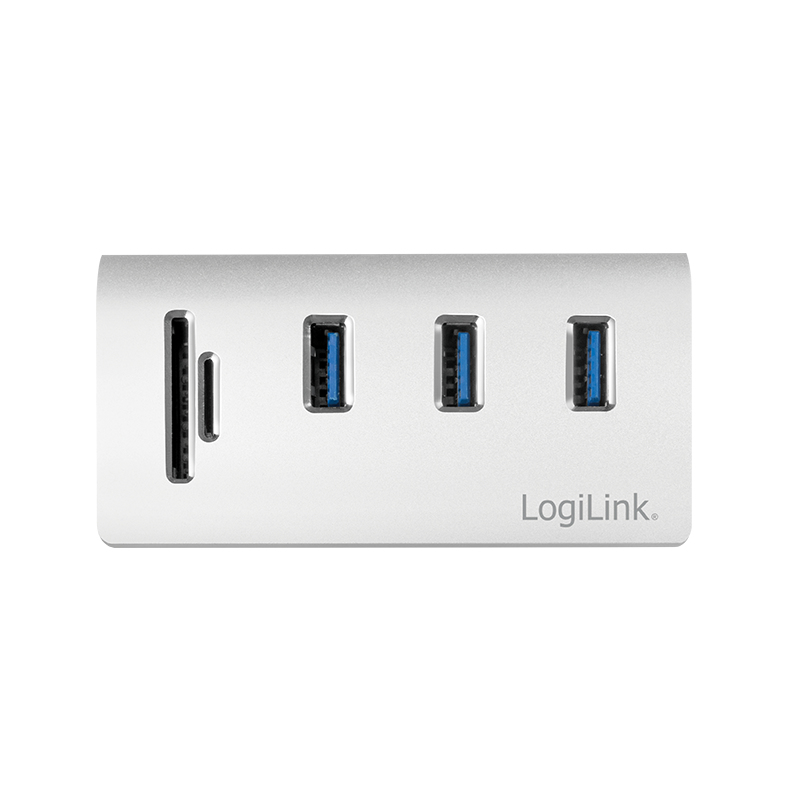 LogiLink USB 3.0 3-Port Hub with Card Reader, Ansicht 3