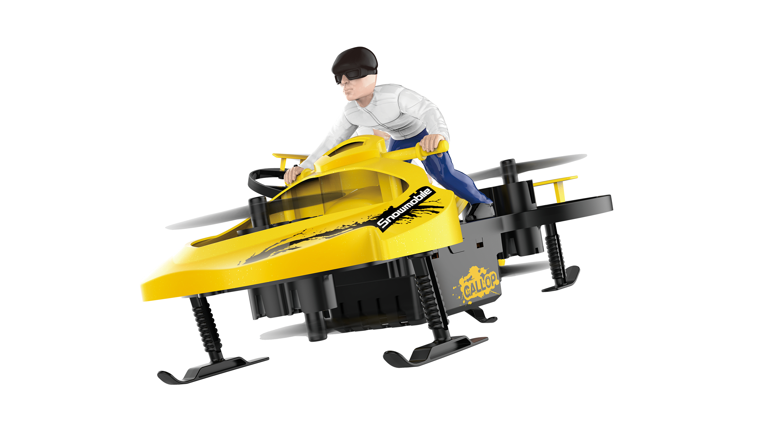Amewi Air Cycle Drone - 8 Jahr(e) - 150 mAh - Schwarz/Gelb, Ansicht 2