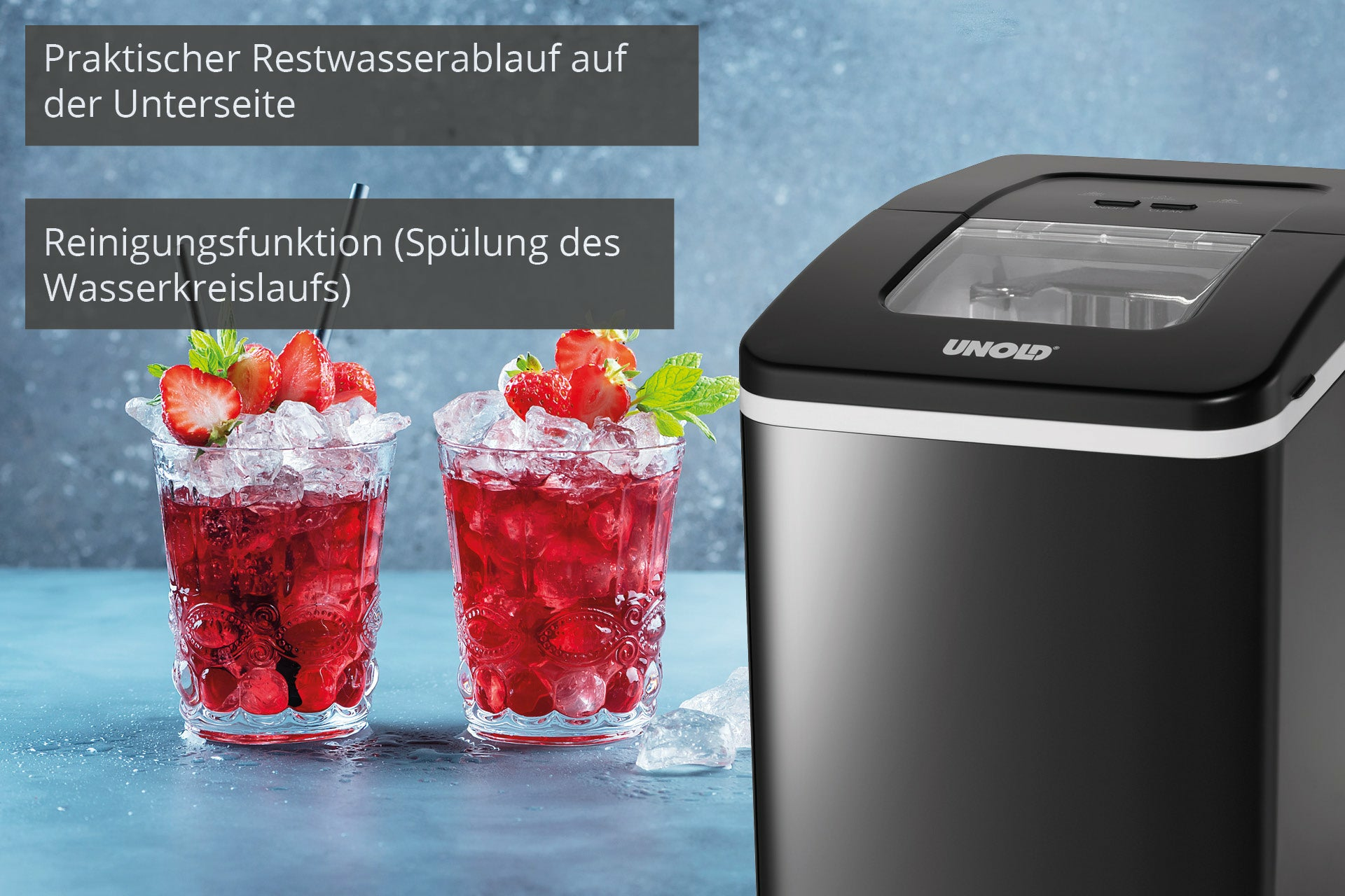 UNOLD 48935 - Eiswürfelmaschine - Breite: 22.8 cm, Ansicht 3