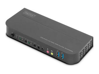 DIGITUS KVM Switch 2x1 HDMI HDMI OutUSB 4Kx2K@60Hz