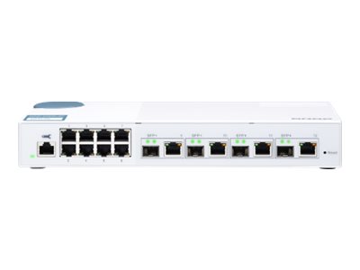 QNAP QSW-M408-4C - Switch - managed - 8 x 101001000 + 4 x C 10 G-Bit SFP+ (QSW-M408-4C)