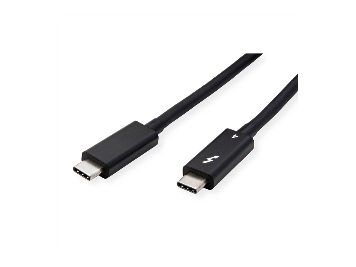 ROLINE Thunderbolt 4 Kabel C-C 40G 8K60 100W aktiv 2.0m - Kabel - Digital/Daten, Ansicht 3