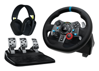 Logitech G 991-000539 - Lenkrad+ Pedale+ Headset - PC - PlayStation 4 - 5 - Lenkrad