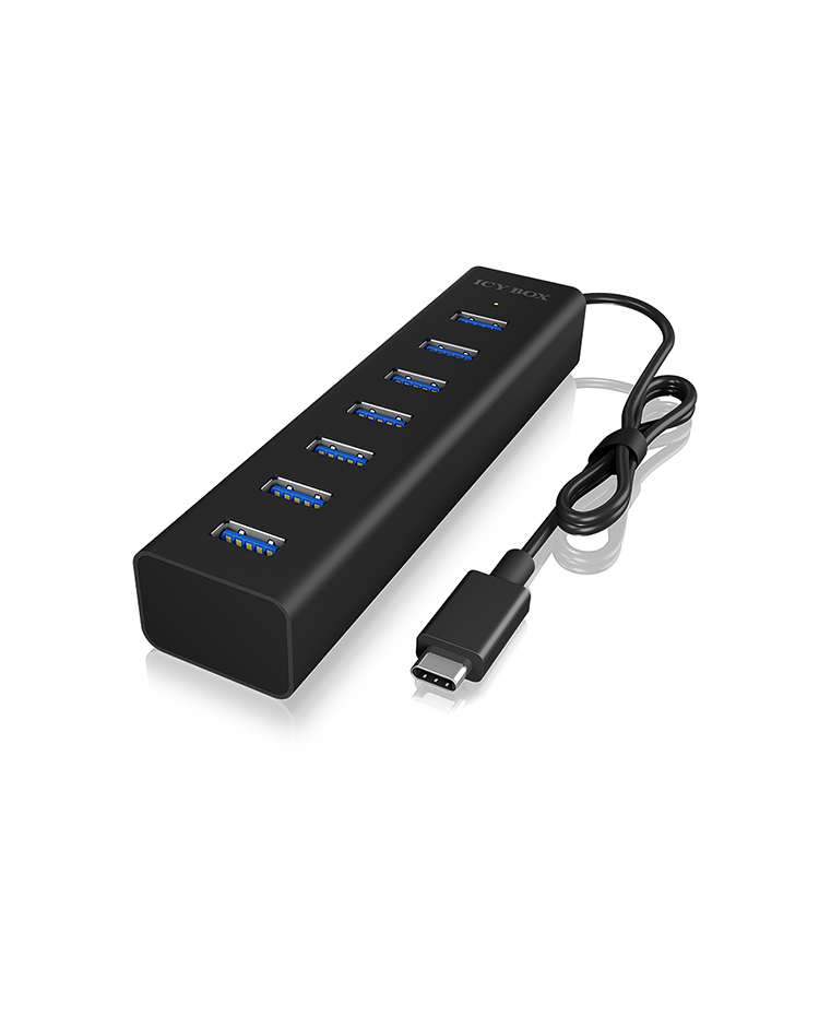 ICY BOX ICY BOX IB-HUB1700-C3 - Hub - 7 x SuperSpeed USB 3.0, Ansicht 2