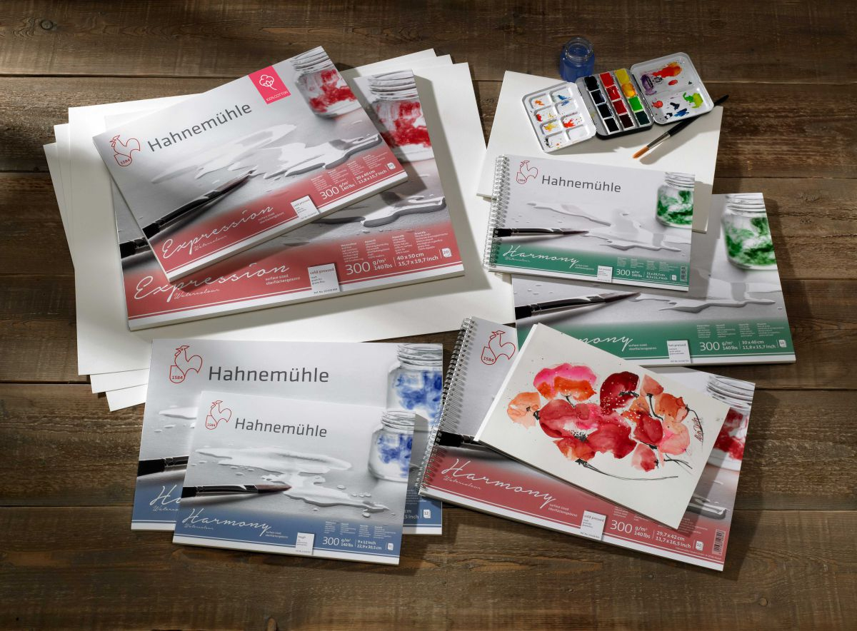 Hahnemühle Harmony Aquarell A 4 matt 12 Blatt 300 g, Ansicht 3