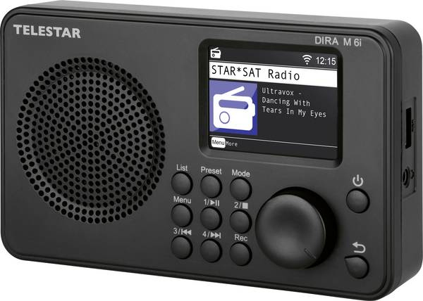 Telestar DIRA M 6i - Internet - Analog &amp; Digital - DAB+,FM - 4 W - 4,57 cm - TFT-LCD
