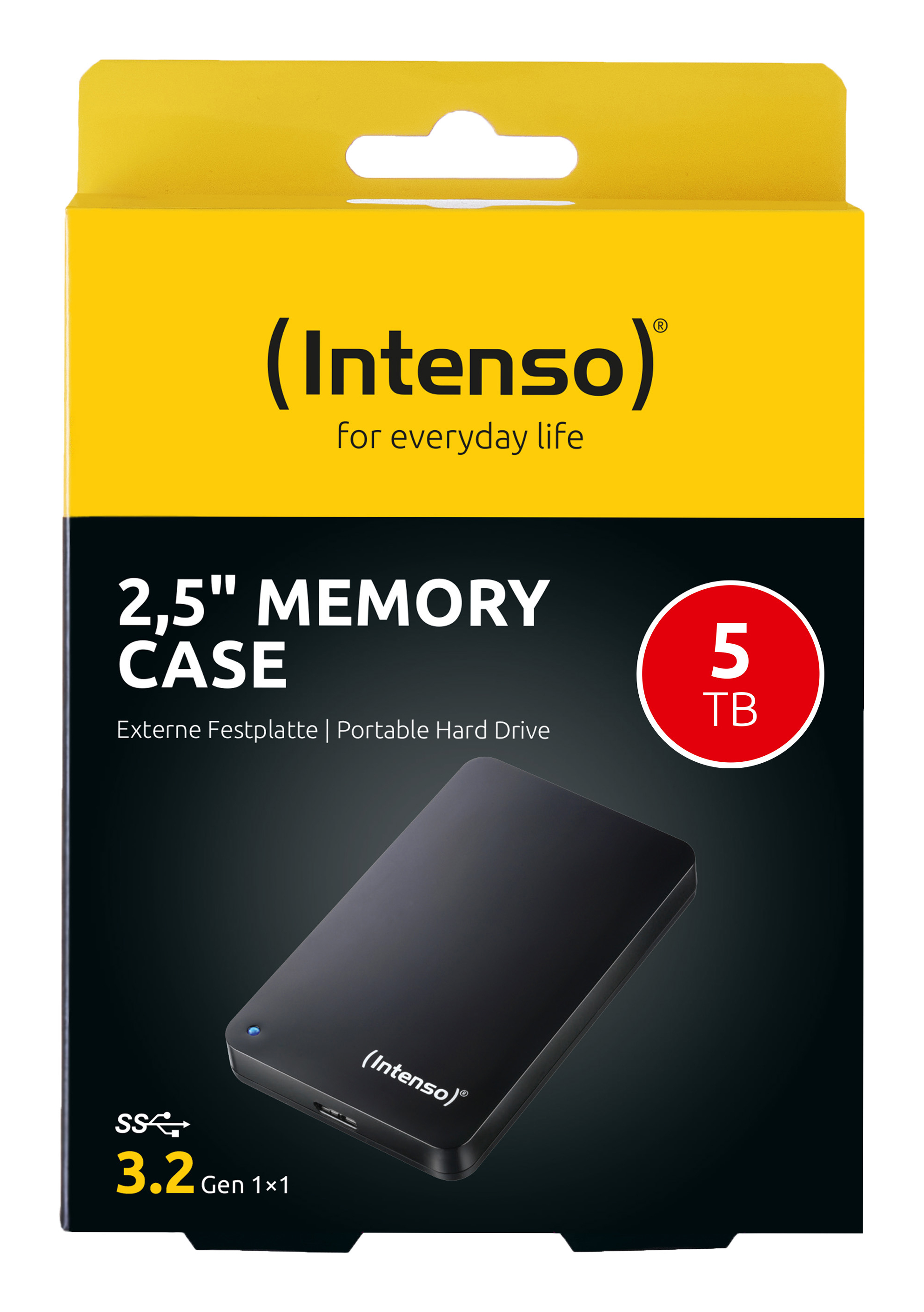 Intenso Memory Case - Festplatte - 5 TB - extern (tragbar), Ansicht 2