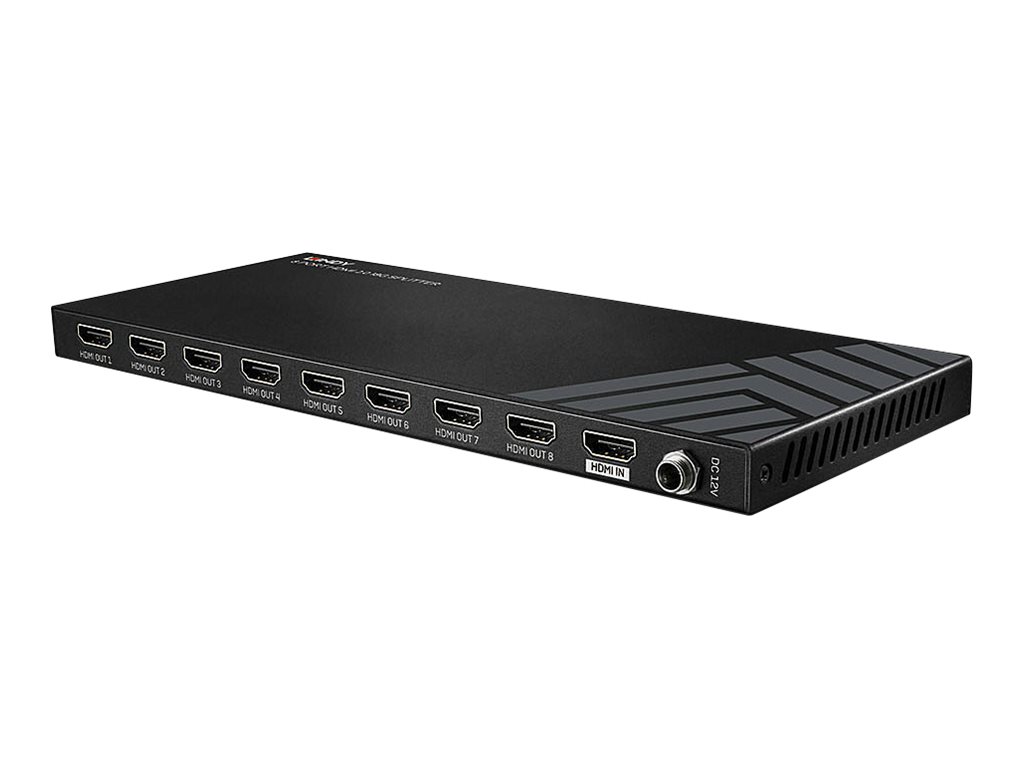Lindy 8 Port HDMI 2.0 18G Splitter - Video-/Audio-Splitter - 8 x HDMI - Desktop