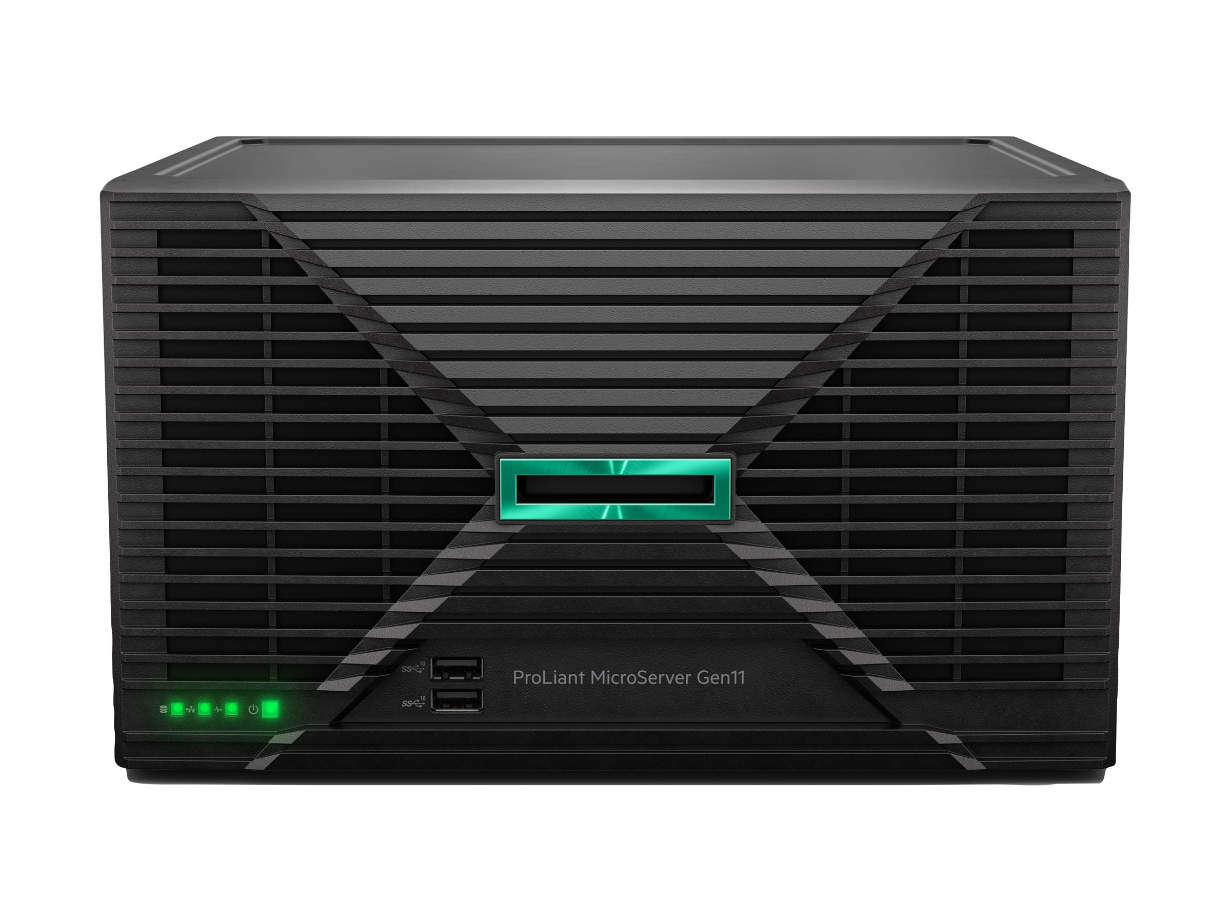 HPE ProLiant MicroServer Gen11 - Server - Ultra-Micro-Tower - 1-Weg - 1 x Pentium Gold G7400 / 3.7 GHz - RAM 16 GB - SATA - nicht Hot-Swap-fähig 8.9 cm (3.5")