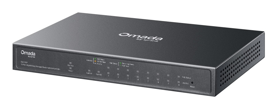 TP-LINK ES210GP Omada Switch - Switch - 1 Gbps, Ansicht 4