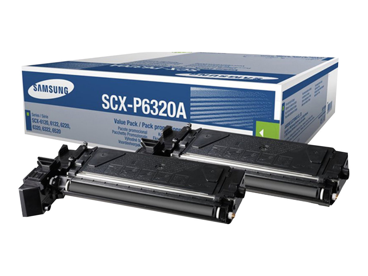 Samsung SCX-P6320A - 2er-Pack - Schwarz - Original - Tonerpatrone (SV496A)
