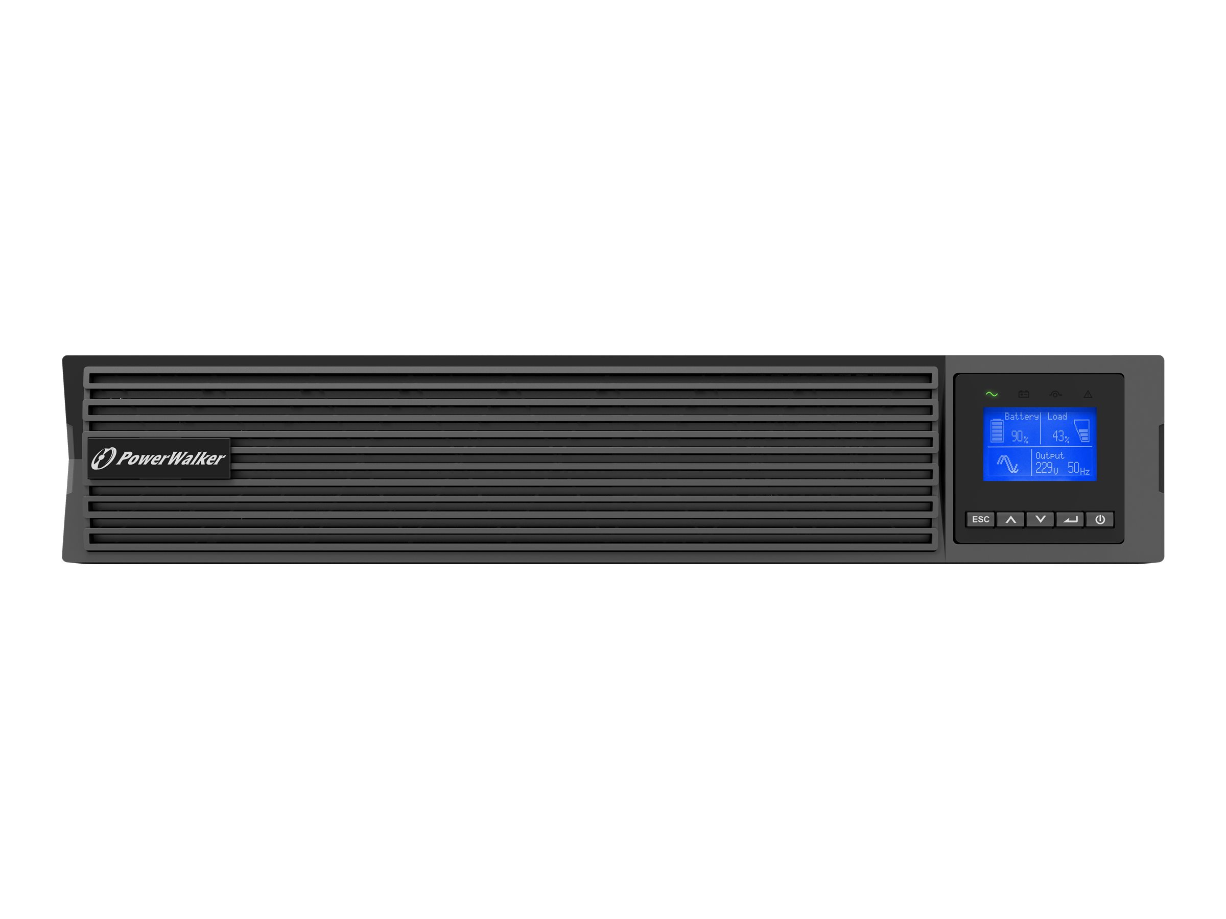 BlueWalker PowerWalker VFI 3000 ICR IoT - USV (in Rack montierbar/extern), Ansicht 2
