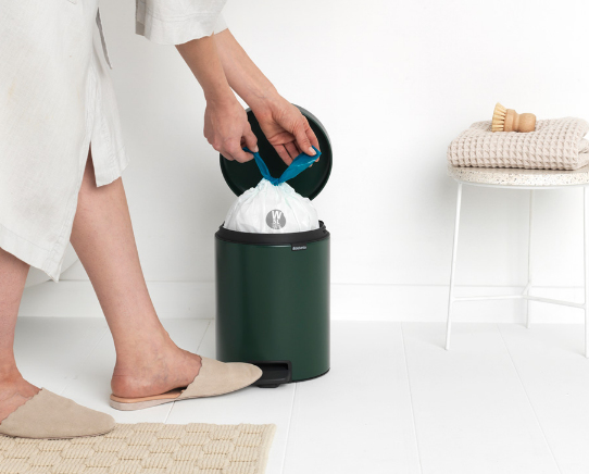 Brabantia Treteimer Newicon - 3 l - Rund - Grün - Terrasse - 16,8 cm - 168 mm, Ansicht 2