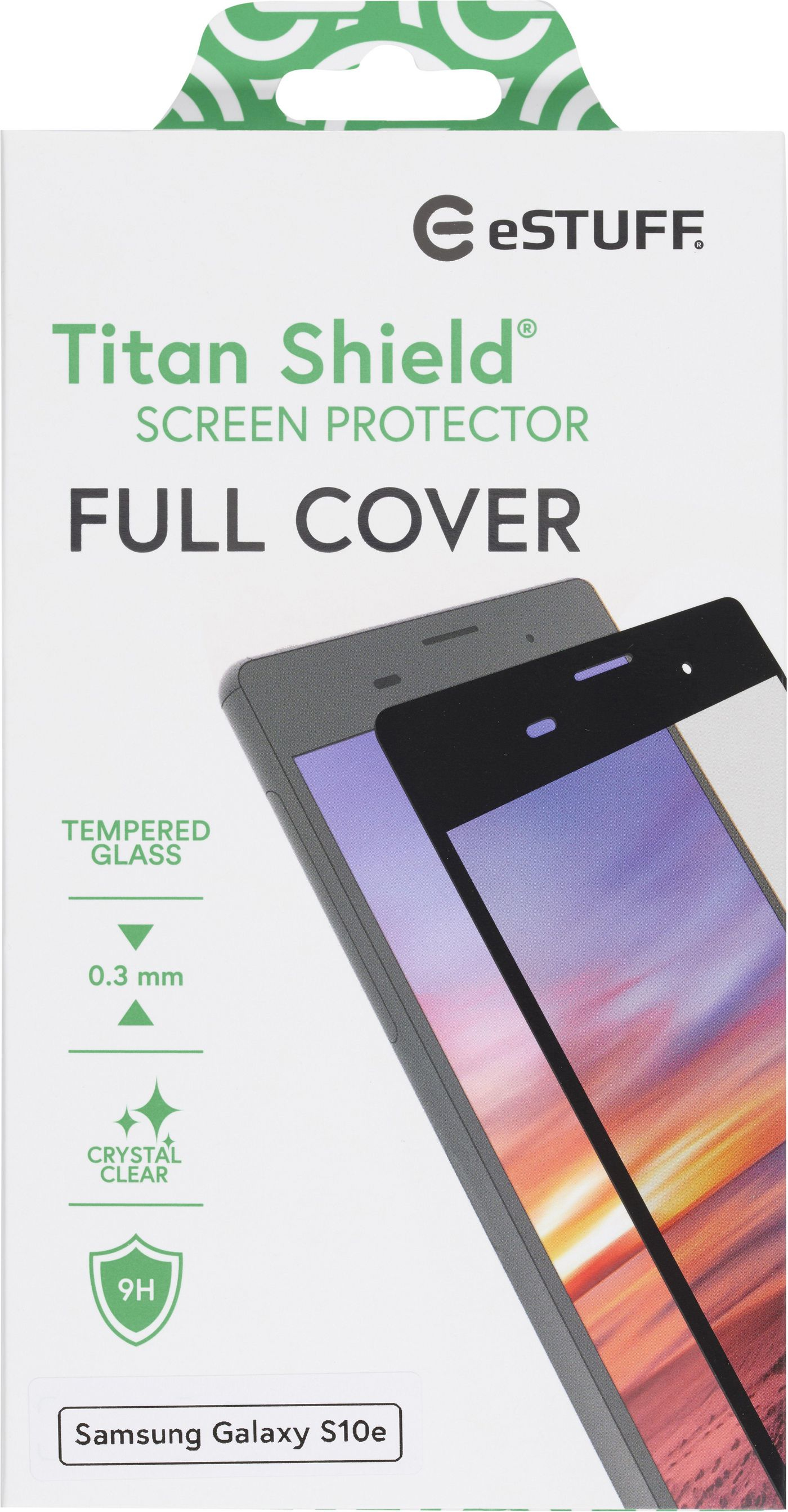 eSTUFF Titan Shield - Bildschirmschutz für Handy - Gehärtetes Glas Samsung, Ansicht 2