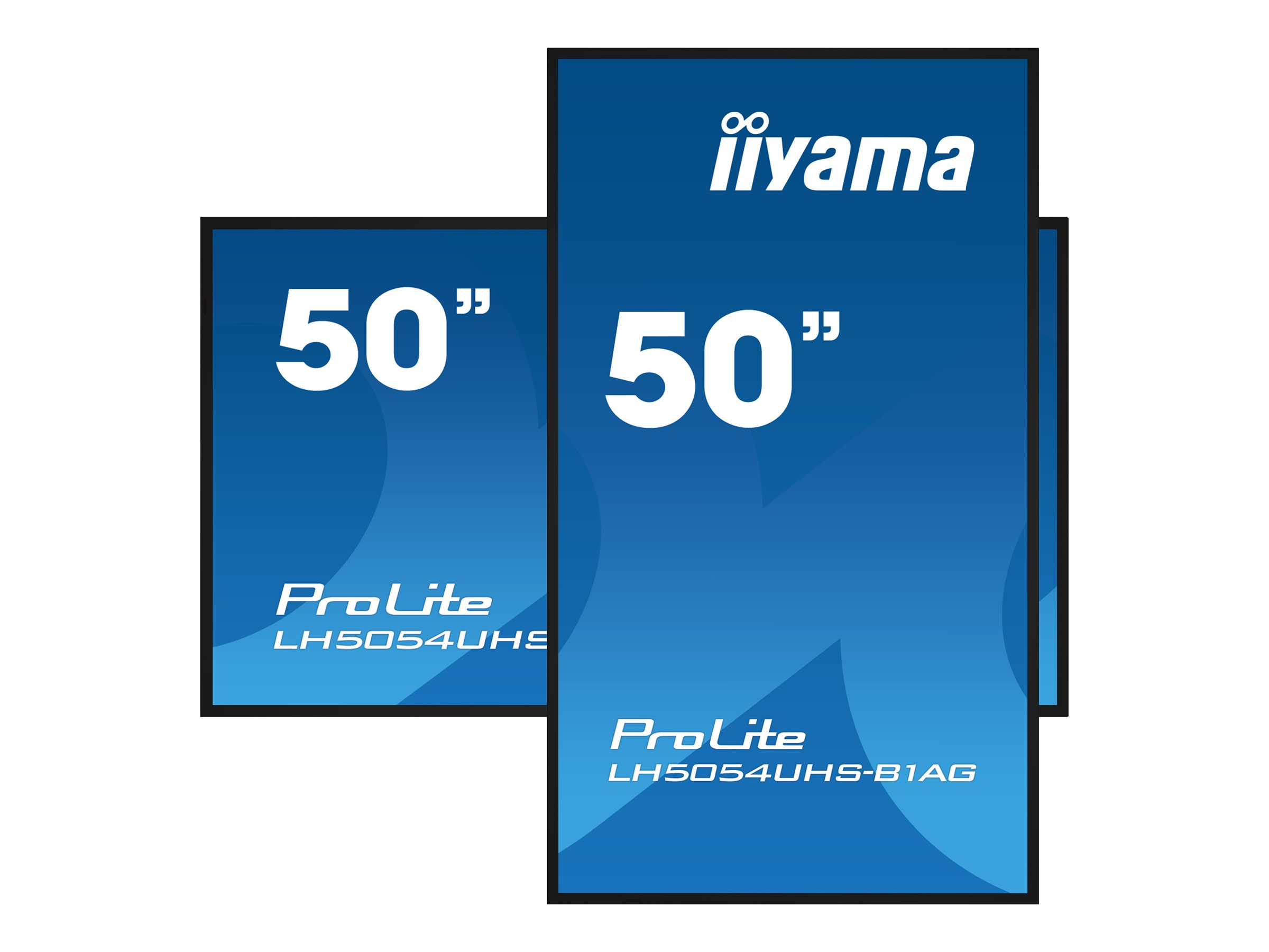 Iiyama LH5054UHS-B1AG - 125.7 cm (50") Diagonalklasse LH54 Series LCD-Display mit LED-Hintergrundbeleuchtung - interaktive Digital Signage - mit Integrierter SoC-Mediaplayer - 4K UHD (2160p)