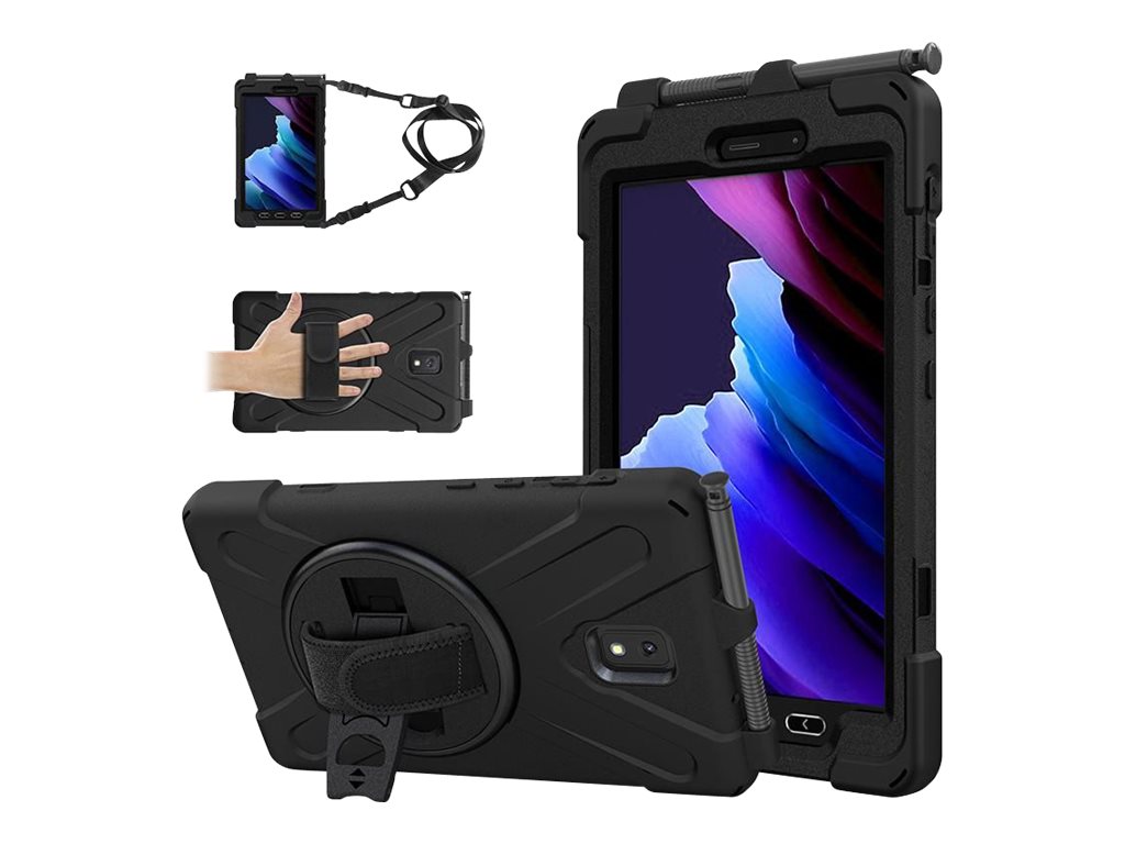 eSTUFF Hintere Abdeckung für Tablet - Silikon, hartes Polykarbonat, Ansicht 3
