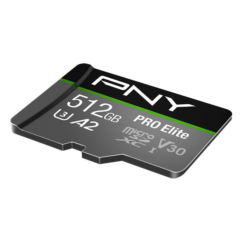 PNY PRO Elite - Flash-Speicherkarte (microSDXC-an-SD-Adapter inbegriffen), Ansicht 2