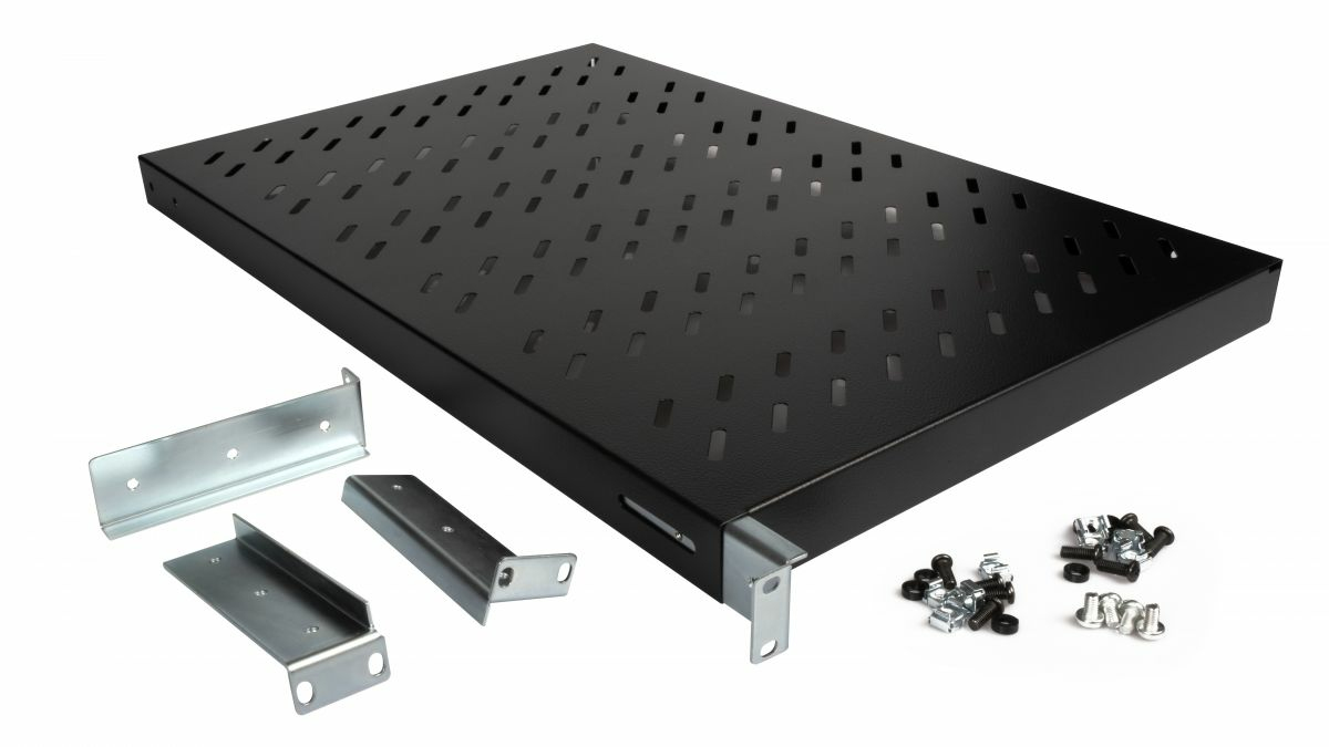 Equip Fachboden variabel 19 für Serverschränke 1U 100cm sw - 1 m - Rack-Zubehör, Ansicht 2