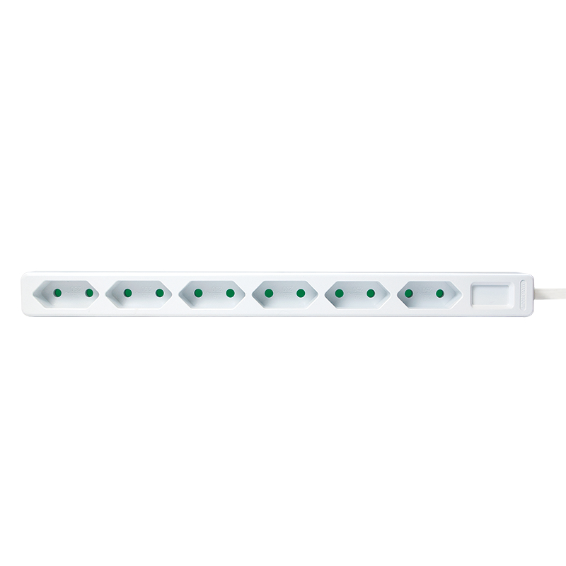 LogiLink Slim - Steckdosenleiste - Wechselstrom 250 V - 3400 Watt - Ausgangsanschlüsse: 6 (Eurostecker), Ansicht 2