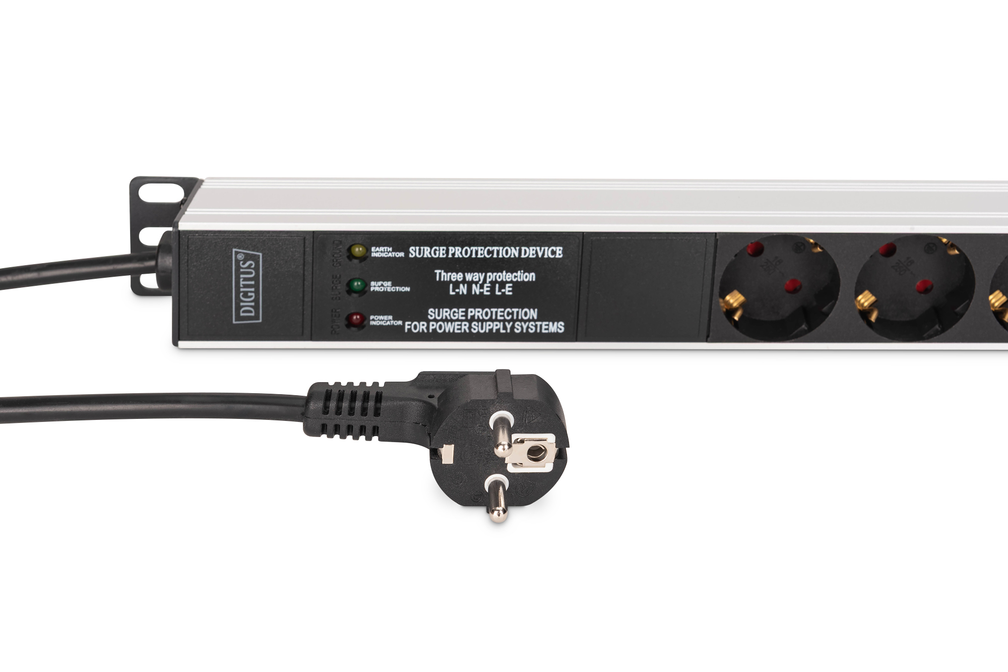 DIGITUS Aluminium PDU Rackmountable Frequenz filter 2m, Ansicht 3