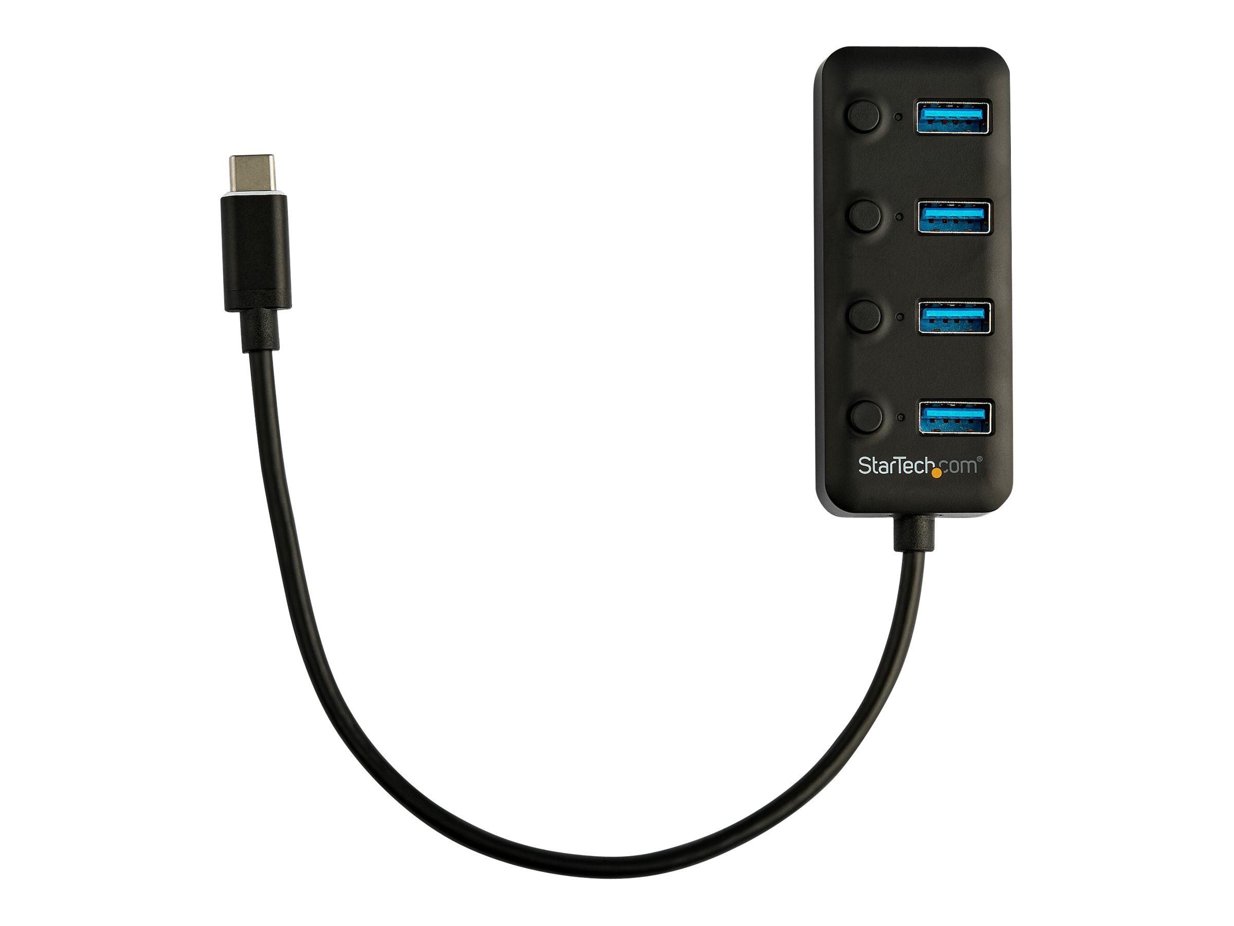 StarTech.com 4 Port USB-C Hub - 4x USB-A mit individuellen An/Aus-Schaltern, Ansicht 2