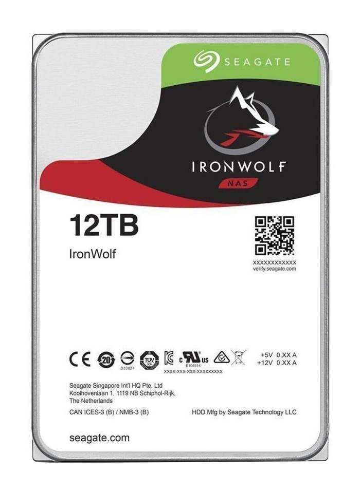 Seagate NAS HDD IronWolf, 3.5&quot;, 12 TB, 7200 RPM