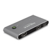 Delock USB-C KVM Switch zu HDMI 8K 60 Hz mit USB 2.0 - 7680 x 4320 Pixel - 8K Ultra HD - Anthrazit