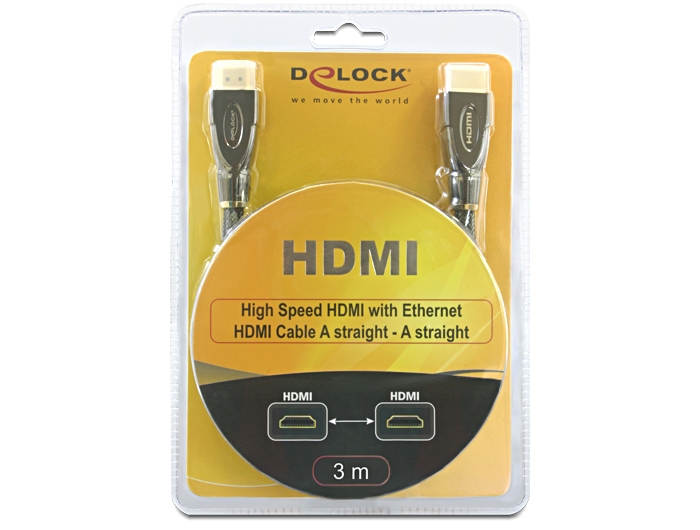 Delock High Speed HDMI with Ethernet - HDMI-Kabel mit Ethernet, Ansicht 2