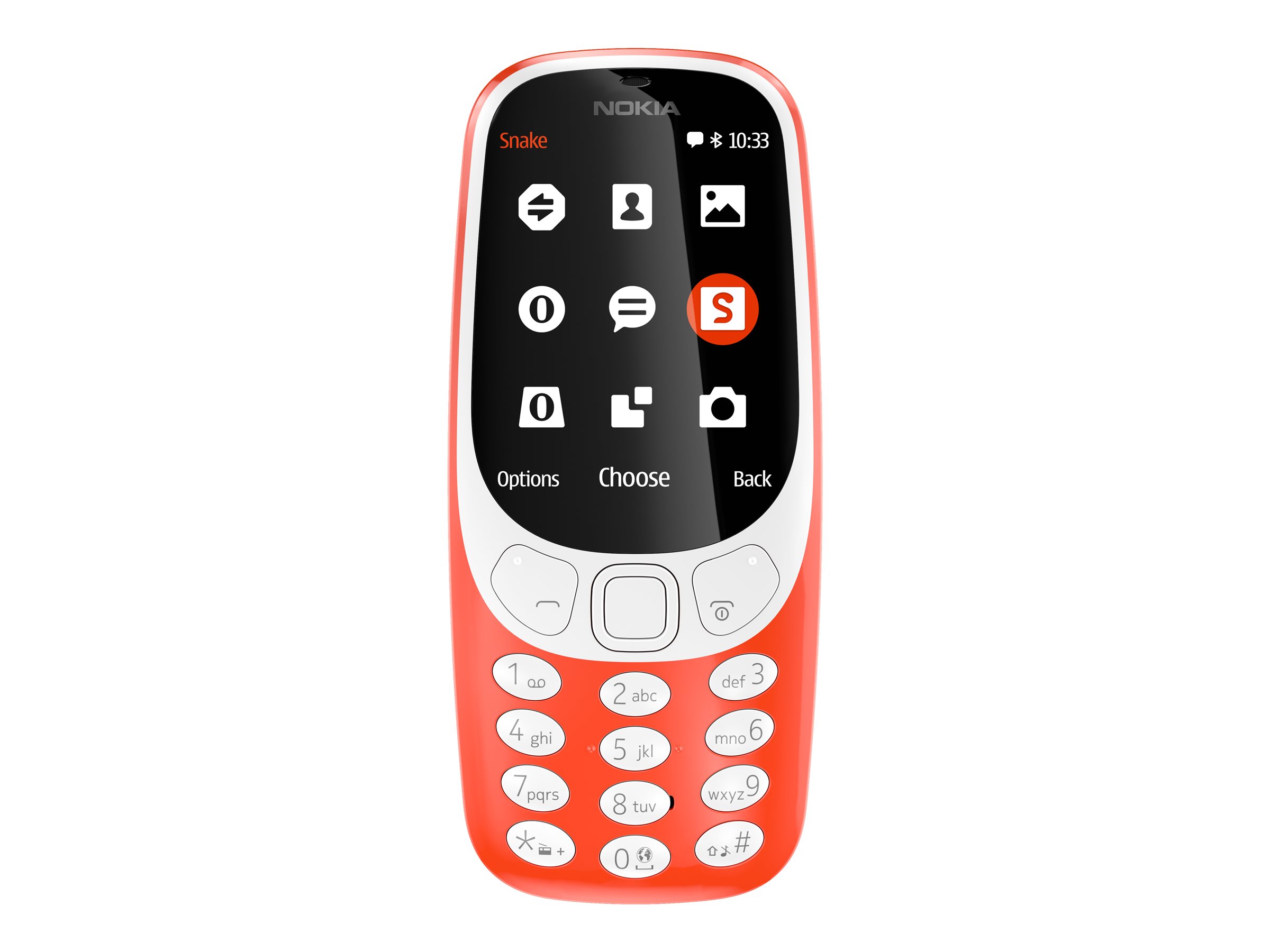 Nokia 3310 (2017) Dual-SIM Rot [6,1cm (2,4) TFT LCD Display,  Series 30+, Tastenhandy]