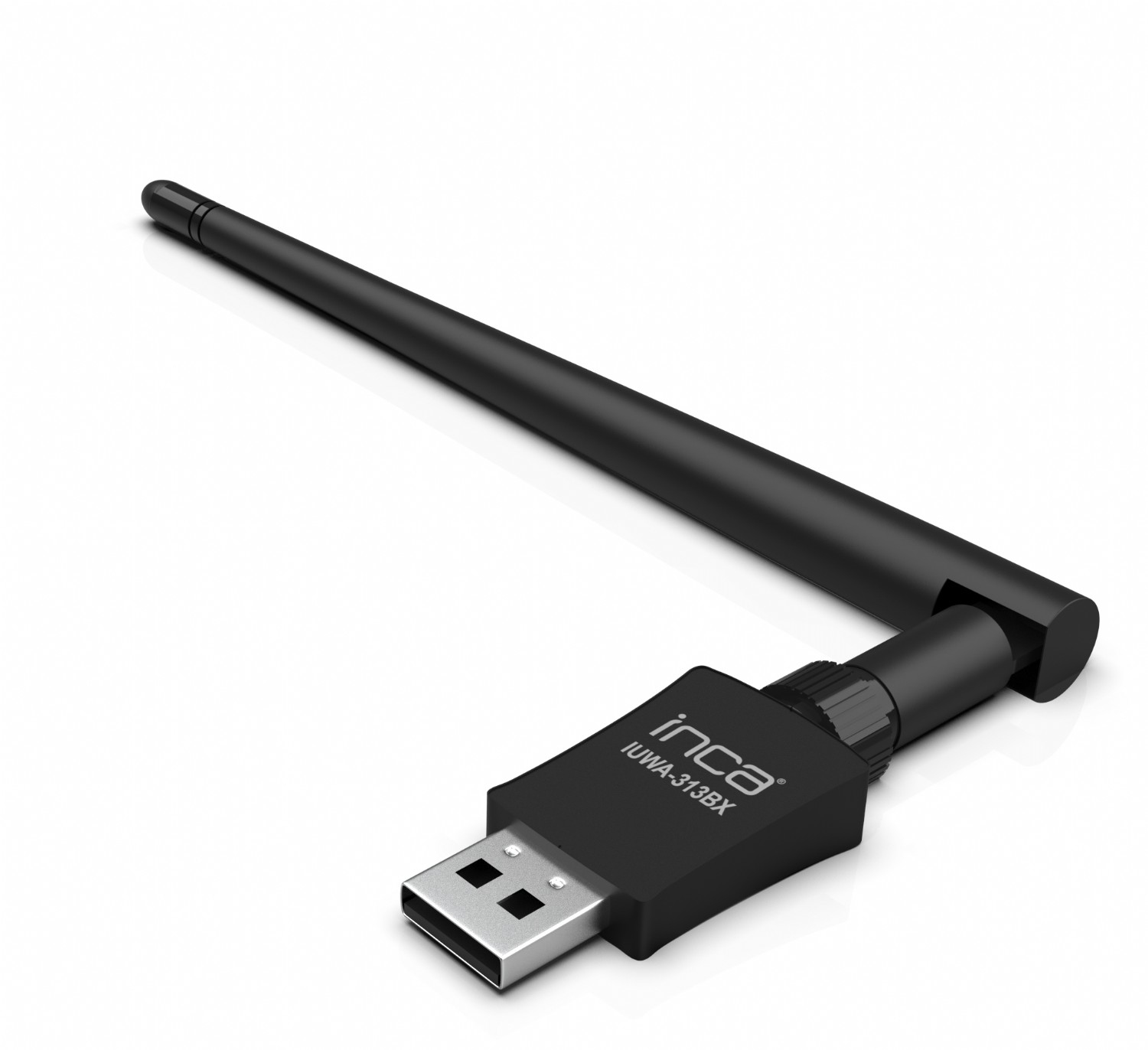 INCA IUWA-300X - 5 dBi - 2.4 - 2.4835 GHz - 5 dBi - Schwarz - USB - 1 Stück(e), Ansicht 4