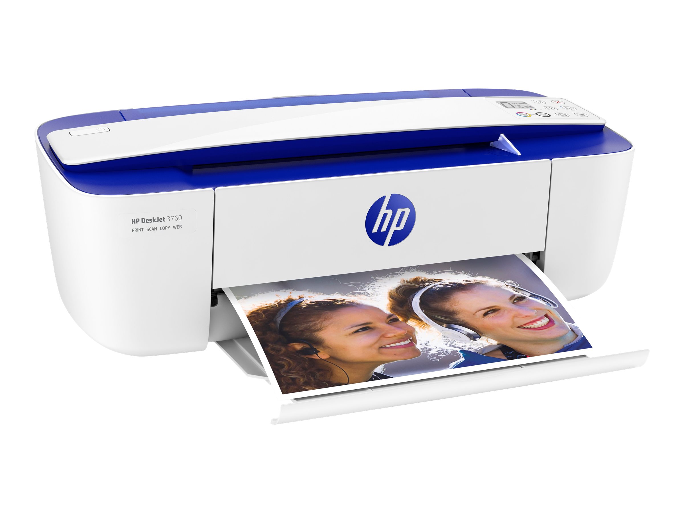 Hewlett Packard (HP) HP DeskJet 3760 All-in-One Tinte, 8/5,5S. SW/Col., MF, A4, Wlan