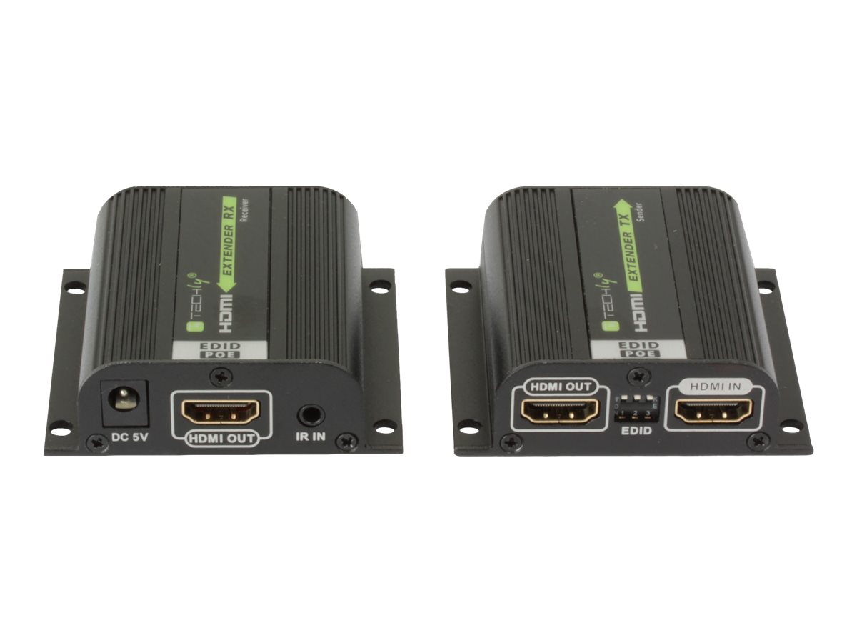 Techly IDATA EXT-E70POED - Sender und Empfänger, Ansicht 3