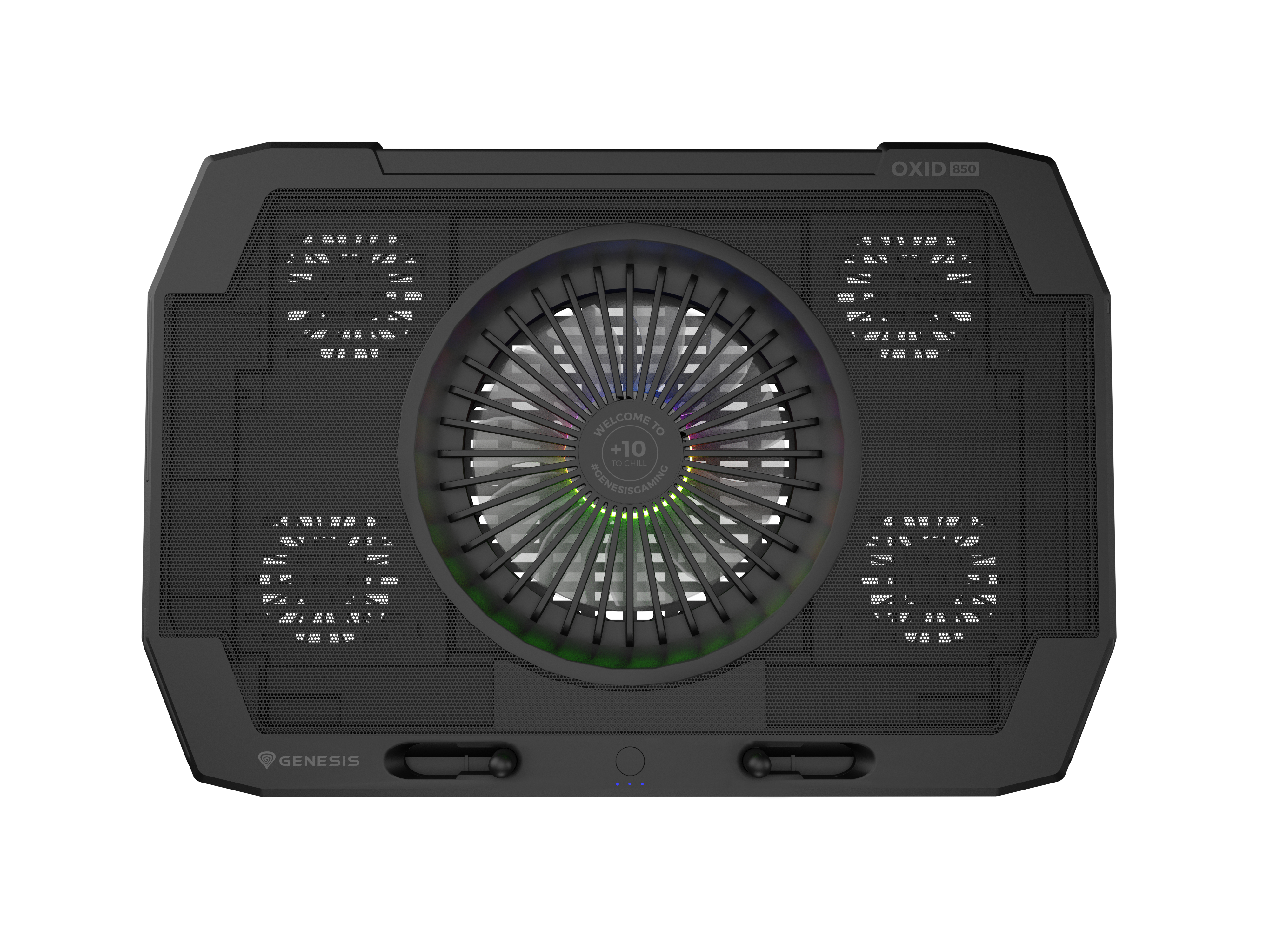 natec chladici podložka pro NB Oxid 850 RGB 15.6-17.3 5xVentilator, Ansicht 4