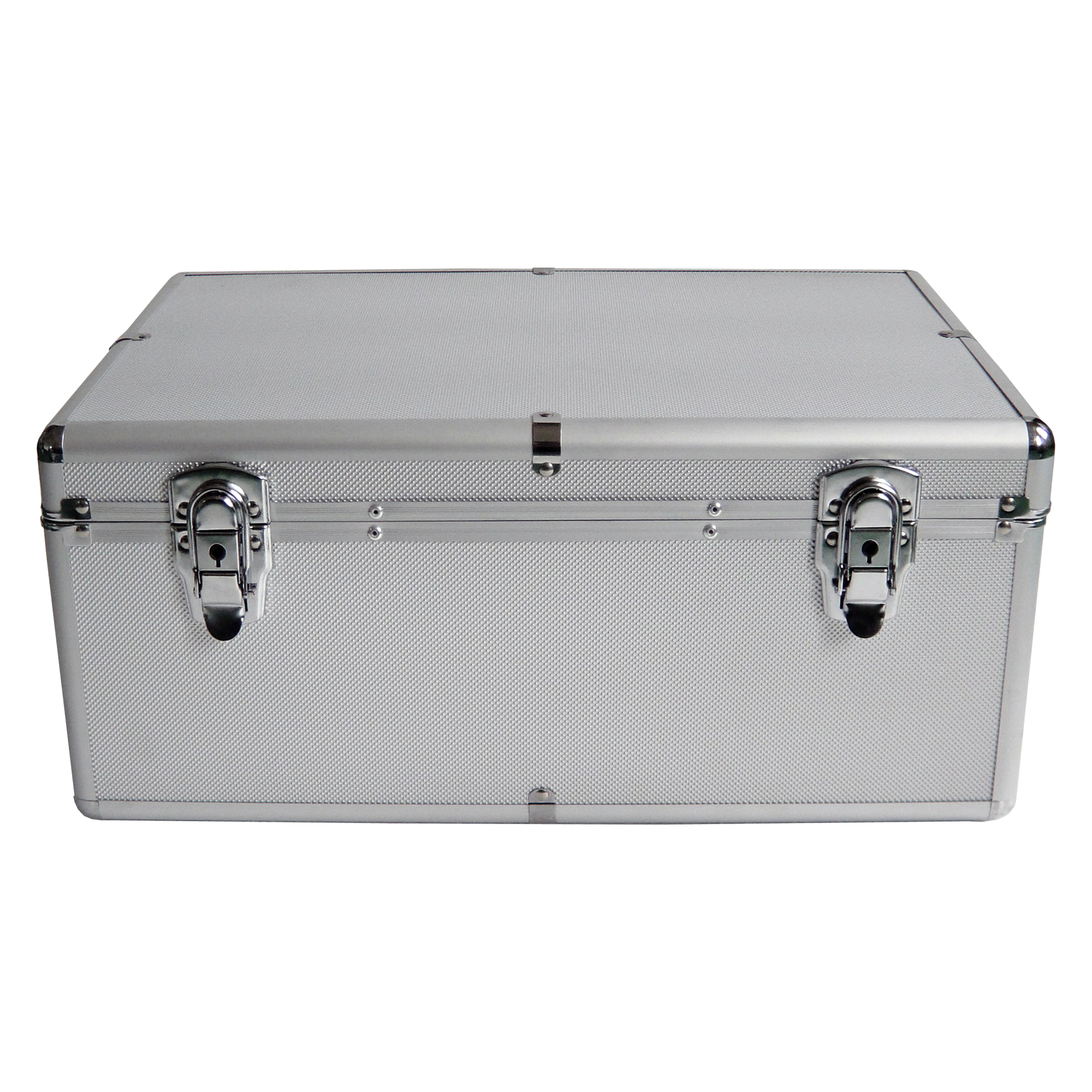 MEDIARANGE BOX77 - Gehäusebox - 500 Disks - Silber - Fleece - Kunststoff - Holz - 120 mm - Aluminium, Ansicht 2