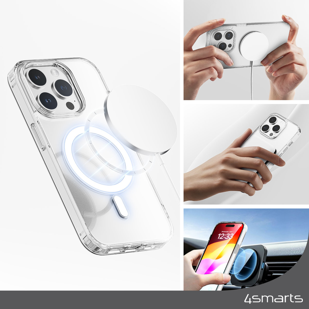 4smarts 540606 - Mantelhülle - Apple - iPhone 15 Plus - 17 cm (6.7) - Transparent, Ansicht 2