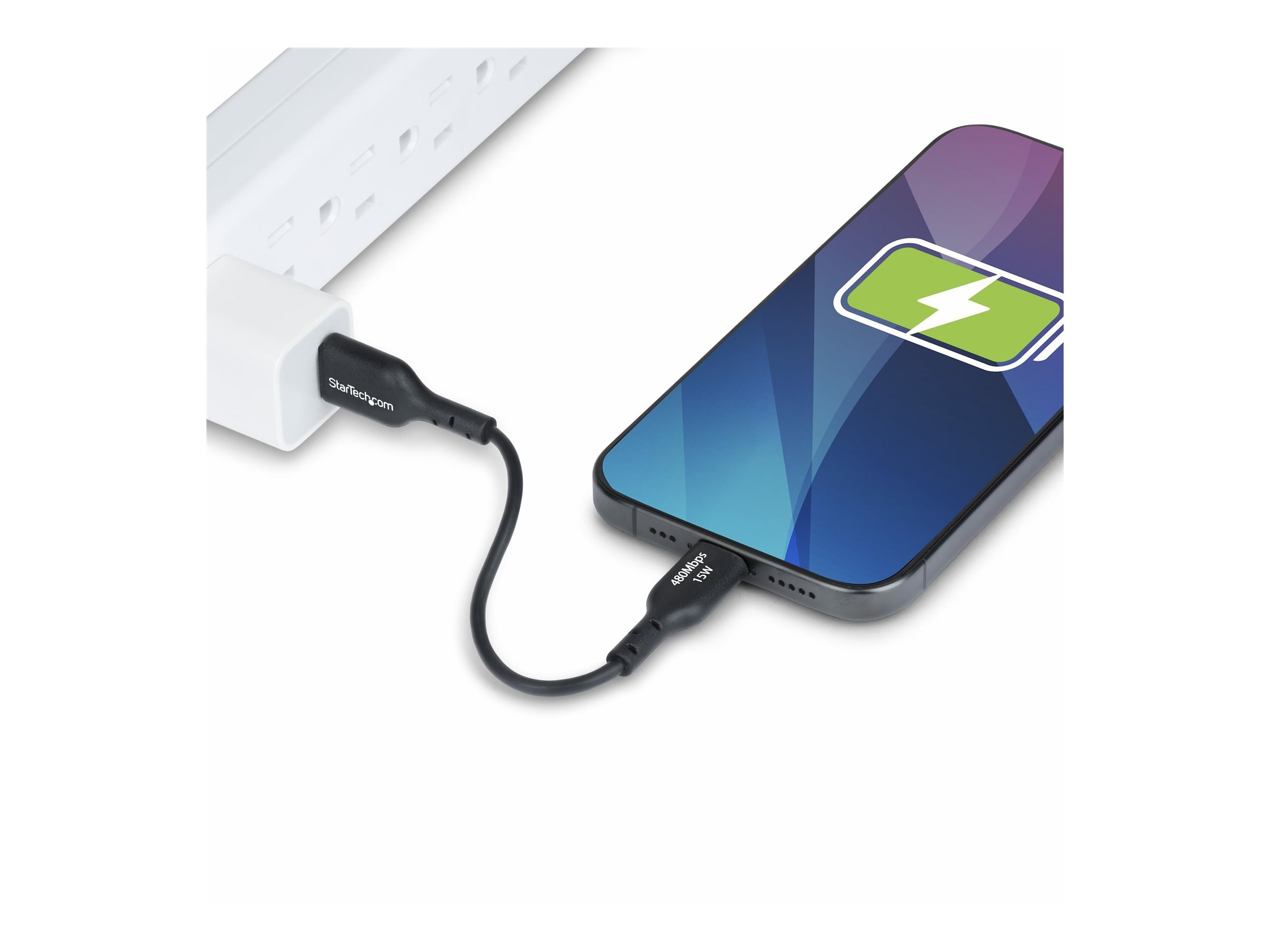 StarTech.com 6in (15cm) USB-A to USB-C Charging Cable, Charger Cord - USB-Kabel - USB (M), Ansicht 4