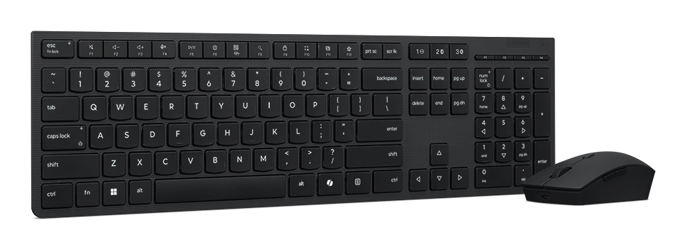 Lenovo Professional - Tastatur-und-Maus-Set - kabellos - TL: US, QWERTY, Ansicht 3