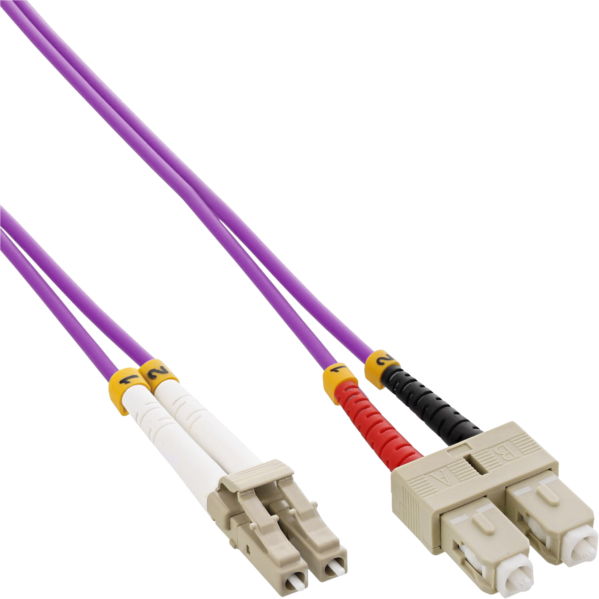 InLine LWL Duplex Kabel - LCSC - 50125µm - OM4 - 05m