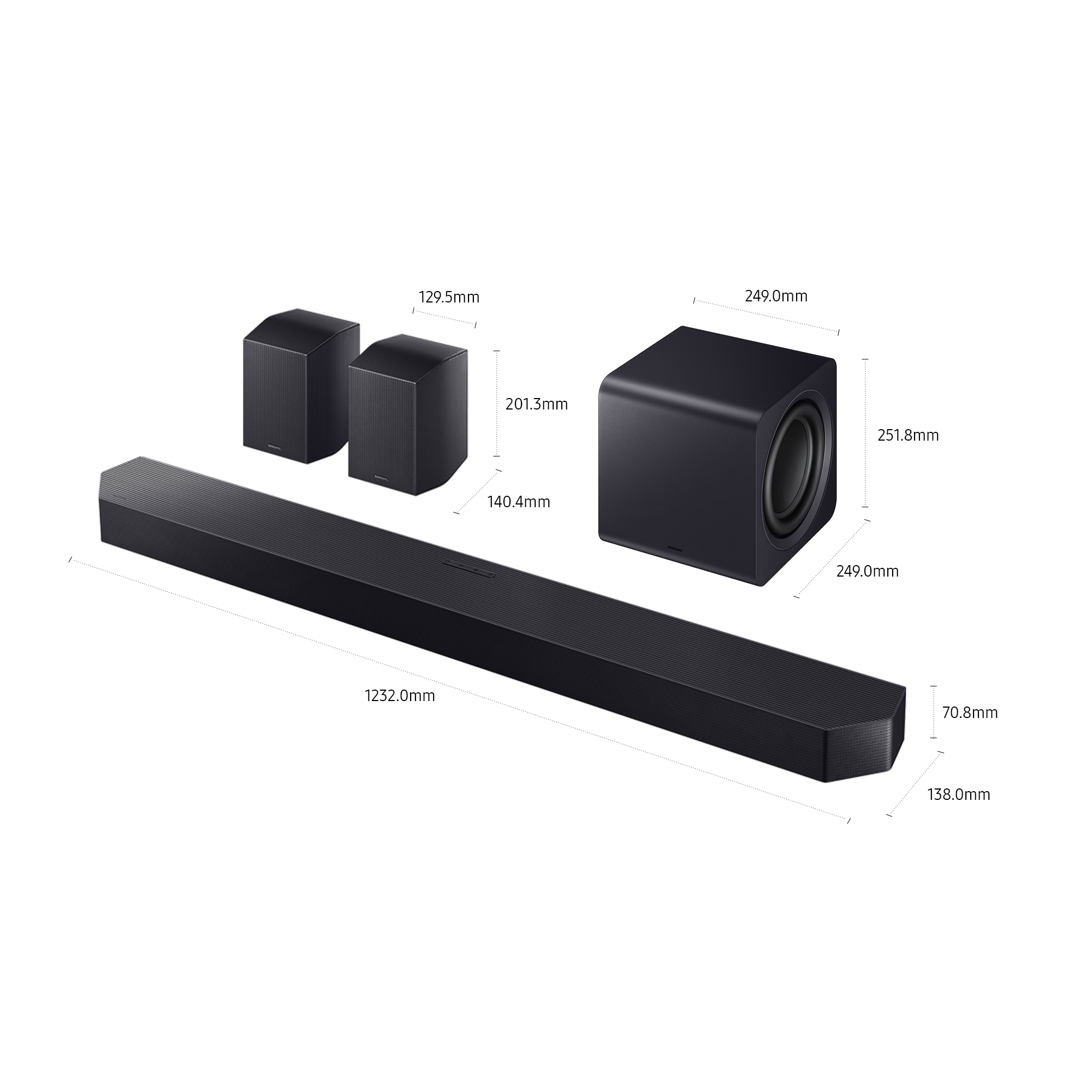 Samsung HW-Q990F - Q-Series - Soundleistensystem, Ansicht 2