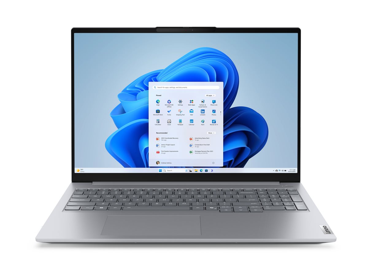 Lenovo ThinkBook 16 G8 IAL 21SK - Intel Core Ultra 7 255H / 2 GHz - Win 11 Pro - Arc Graphics 140T - 32 GB RAM - 1 TB SSD NVMe - 40.6 cm (16")