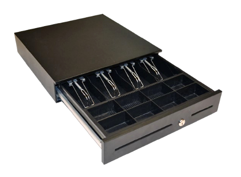 APG Cash Drawer ECD410 - Elektronische Geldschublade - Stahl - Schwarz - 420 mm - 24 V - 410 mm APG Cash Drawer ECD410 - Elektronische Geldschublade - Stahl - Schwarz - 420 mm - 24 V - 410 mm