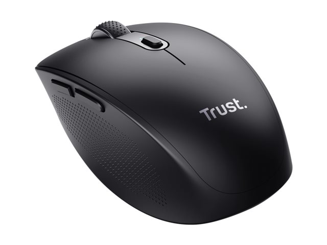 Trust Ozaa - Maus - für mehrere Geräte - Für Rechtshänder - optisch - 6 Tasten - kabellos - 2.4 GHz Bluetooth - kabelloser Empfänger (USB)