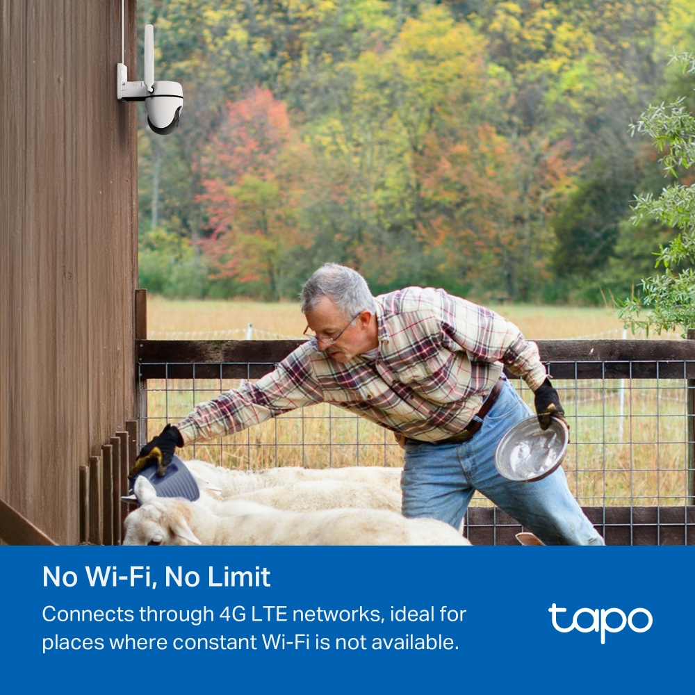 TP-LINK Outdoor Pan/Tilt 4G LTE Camera, Ansicht 3