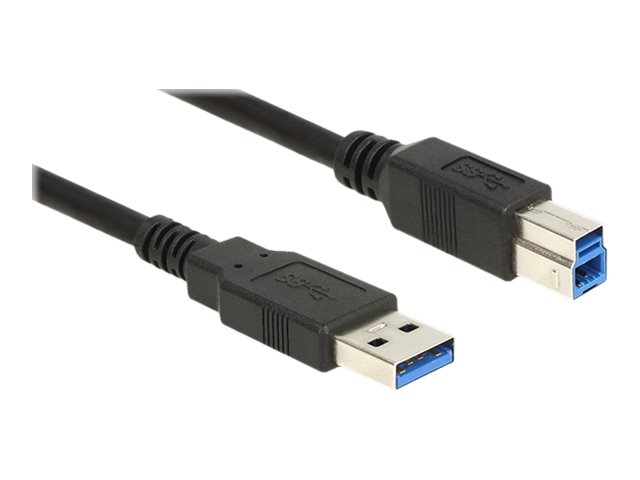 Delock - USB-Kabel - USB Typ A (M) zu USB Type B (M) - USB 3.0 - 1 m - Schwarz